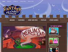 Tablet Screenshot of fantasyvideogames.com